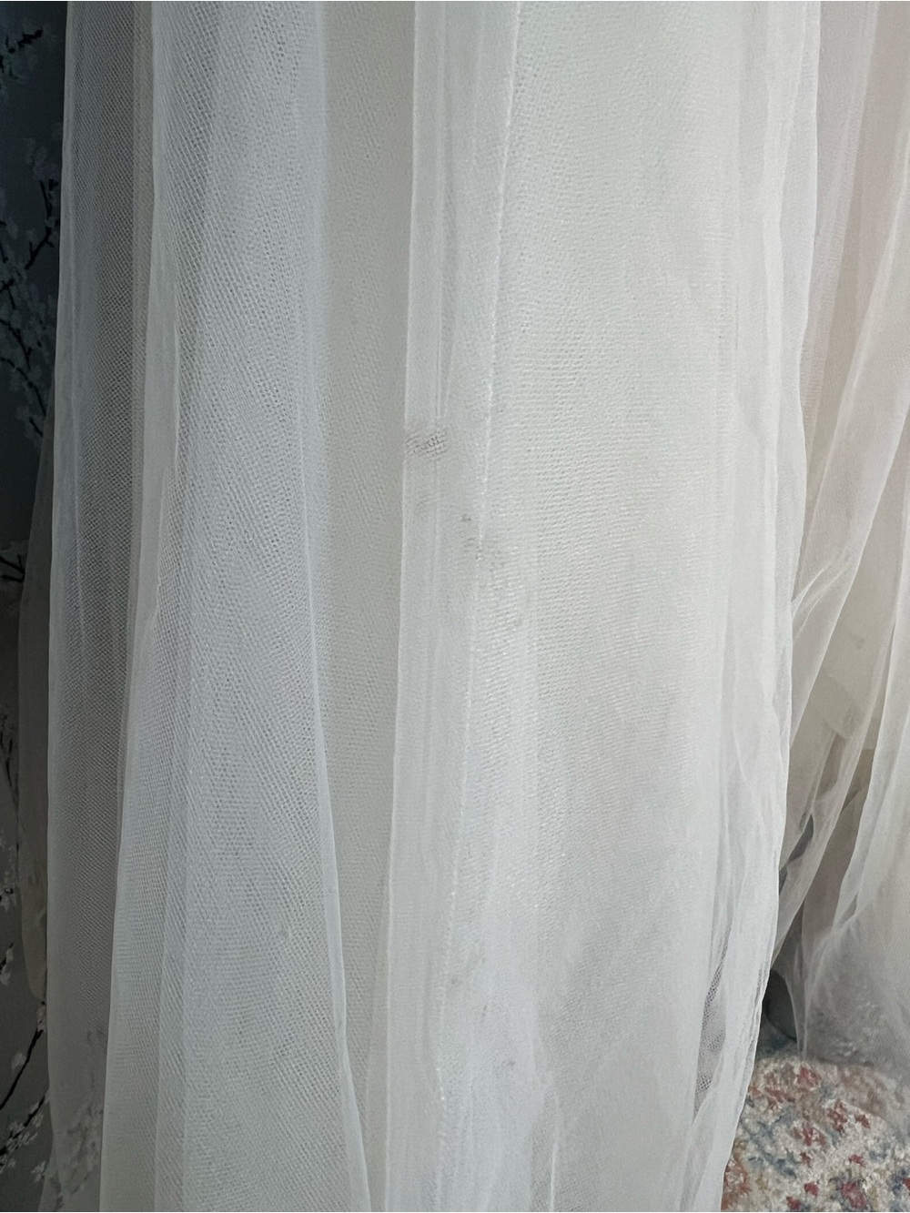 BED|STU Pink Lace Bodice Cream Tulle Heart-Back Flower Girl Dress - Picture 6 of 15
